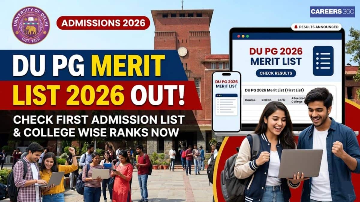 DU PG Merit List 2026 Out, Round 1 Seat Allocation at CSAS Portal@admission.uod.ac.in